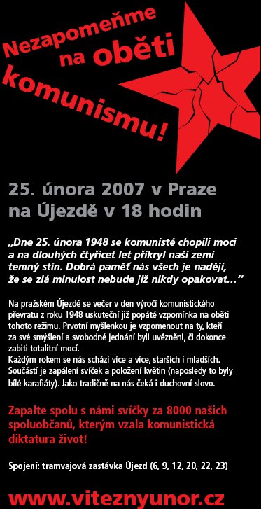 Pozvánka na vzpomínkovou akci 25.2.2007