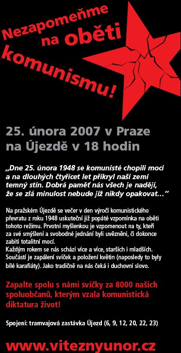 Pozvnka na vzpomnkovou akci 25.2.2007